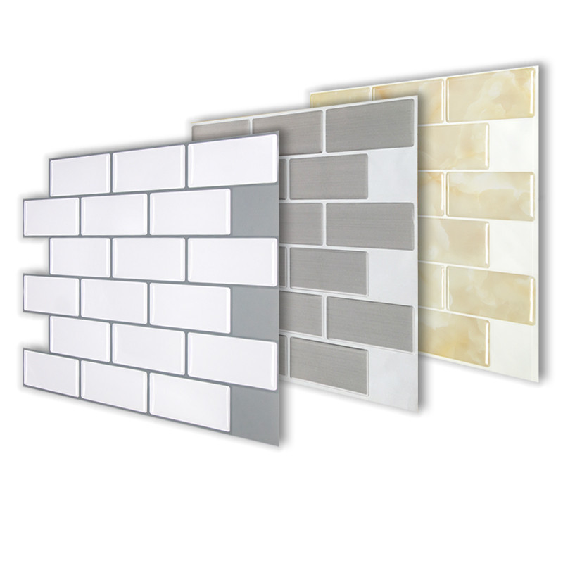 Brick Sticking Backsplash Mosaic Tiles Strong Adhesive Glue Wallpapers