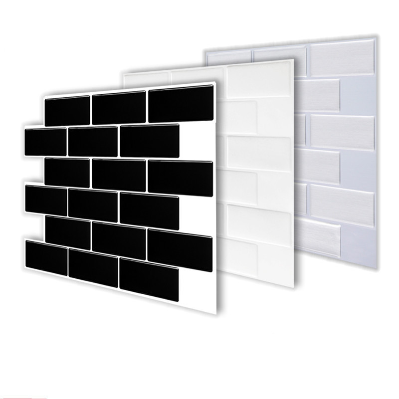 Brick Sticking Backsplash Mosaic Tiles Strong Adhesive Glue Wallpapers Walls Kitchen CLASSIC for Rental House Walls and Office