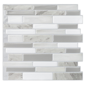 Marble tile Supplier Wall pap Peel and Stick  tile Wall Stickers 3d home Decoration for  Brick Wallpaper