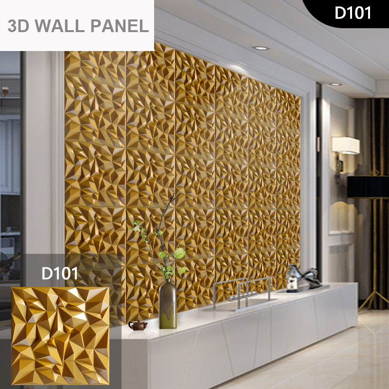 3D Wave Design PVC Plastic Wall Panel for Interior Decoration