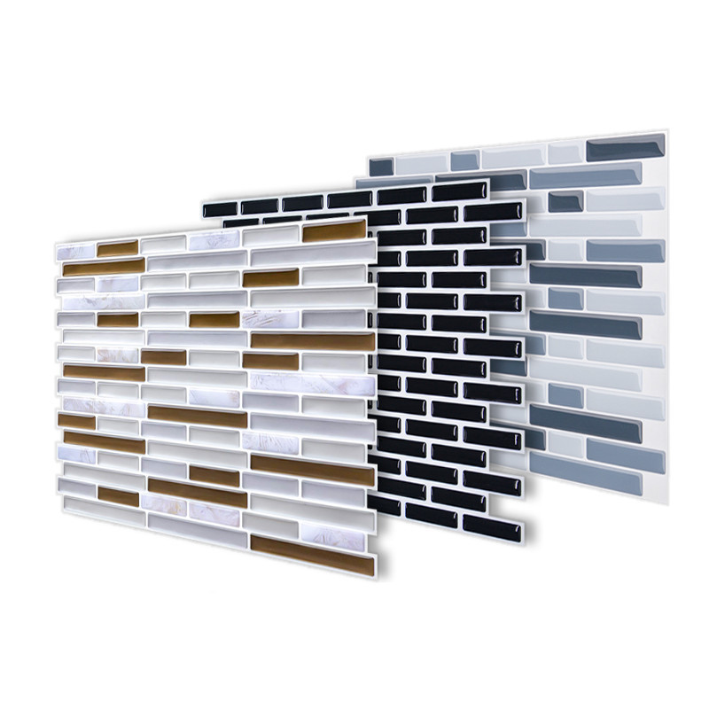 Detachable Peel and Stick Wall Smart Tiles 3D Peel and Stick Backsplash Mosaic Tile