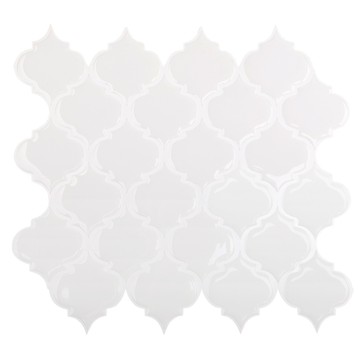 2022 Spot wholesale White Marble Wallpaper honeycomb peel stick backsplash stickers for wall