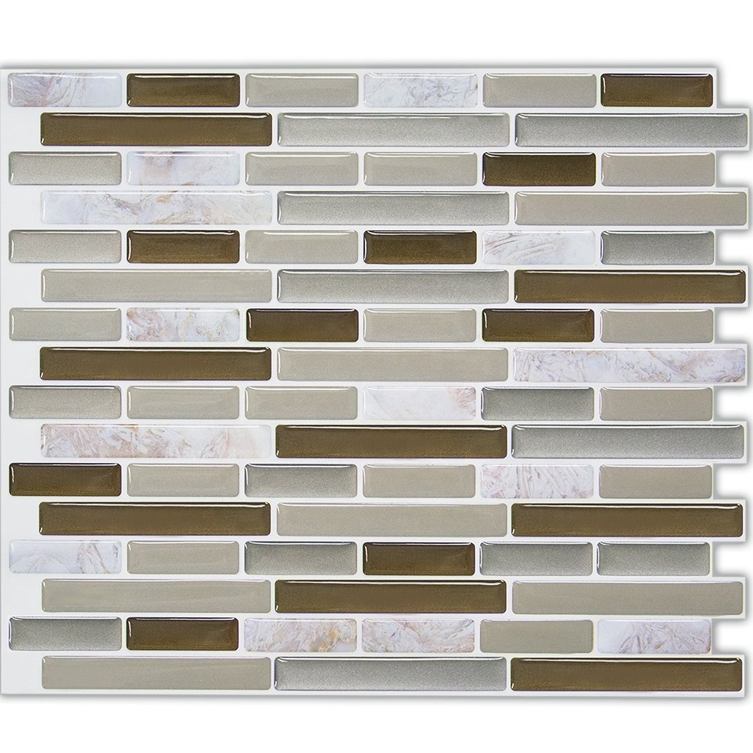 2024 Premium Peel and Stick Wall Tile 3D Self Adhesive Stickers for Kitchen Bathroom Backsplash