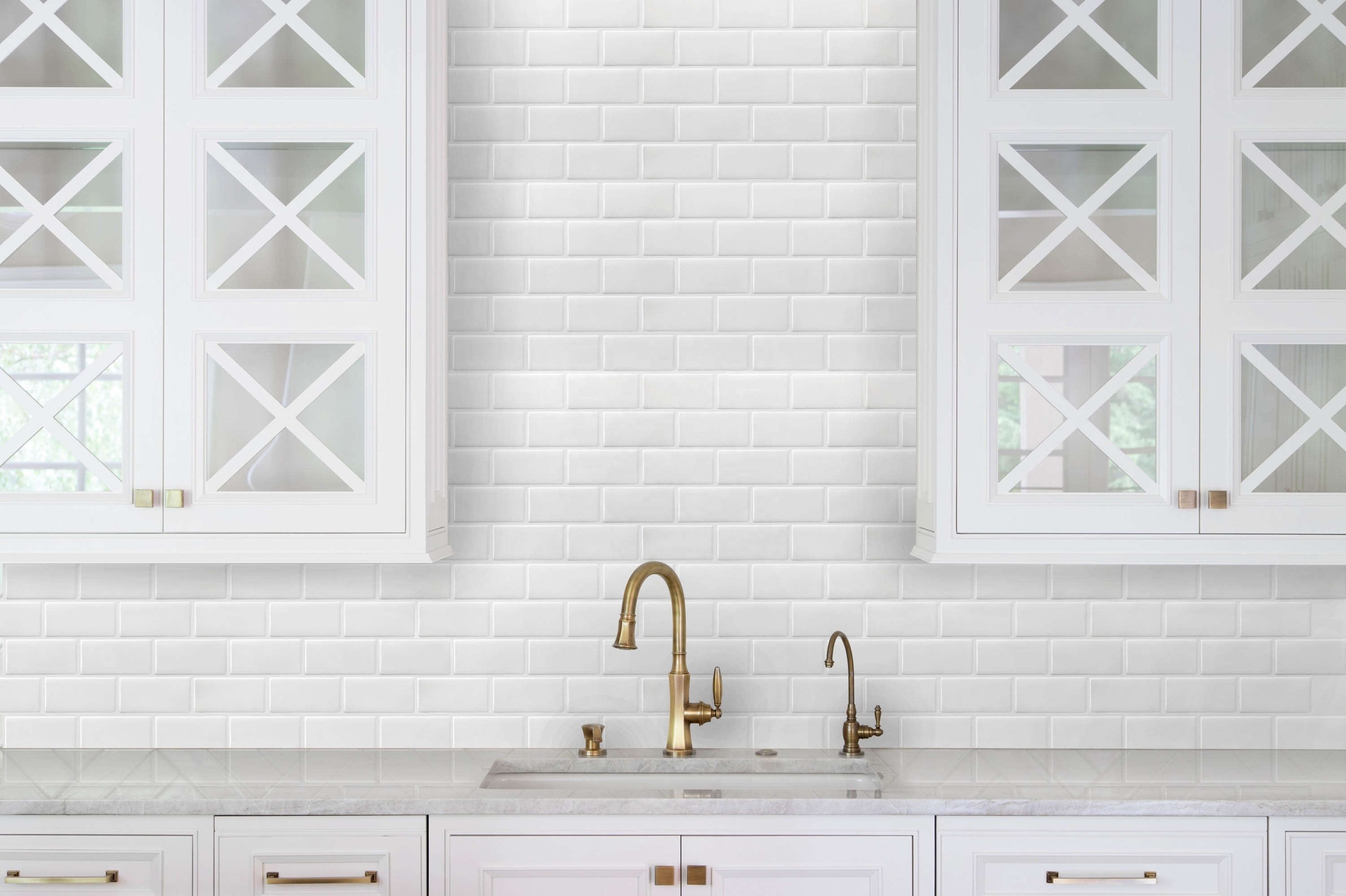 White brick Subway Tile Peel and stick Self Adhesive Wall decal Sticker DIY Kitchen Bathroom Home Decor Vinyl 3D