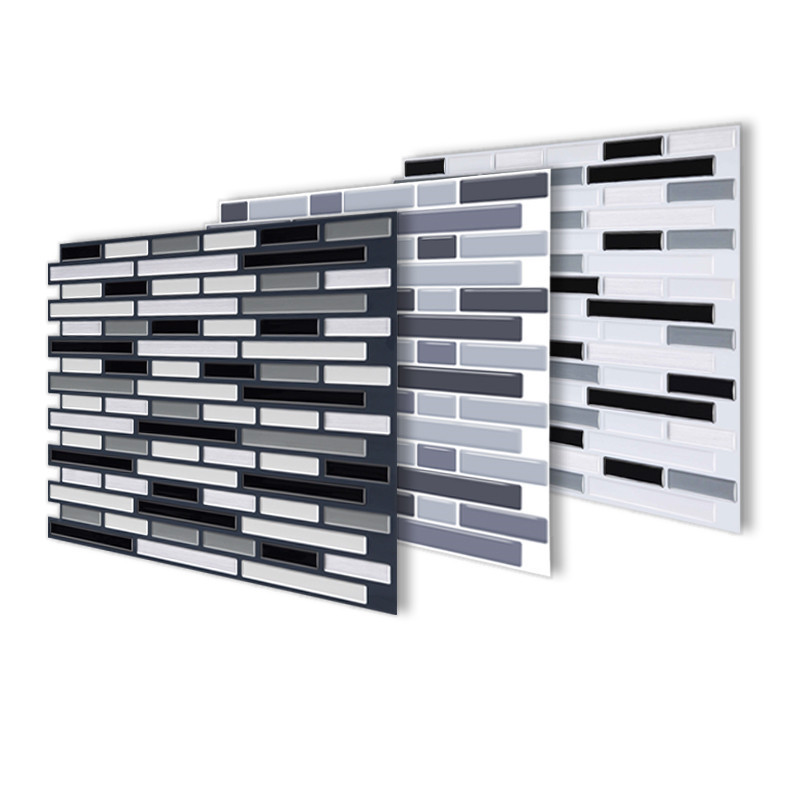 Detachable Peel and Stick Wall Smart Tiles 3D Peel and Stick Backsplash Mosaic Tile