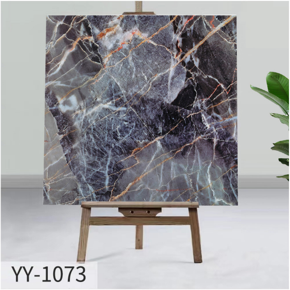 High quality high gloss PVC wallboard marble appearance luxury home decoration wall wallpaper