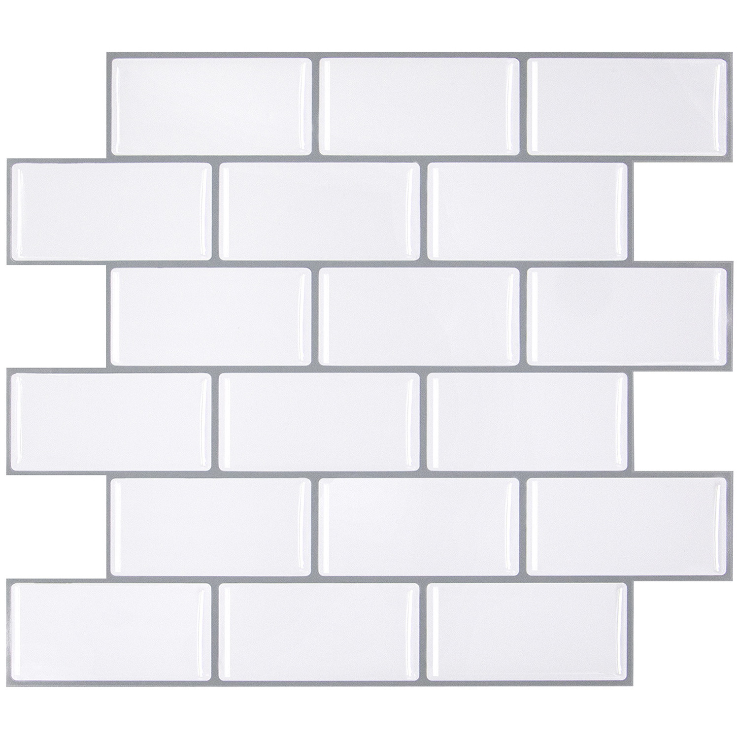 3D Vinyl Brick Subway Tile Peel and stick Self Adhesive Wall decal Sticker DIY Kitchen Bathroom Home Decor