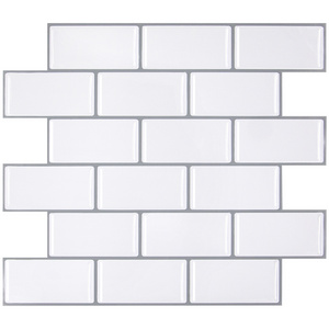 3D Vinyl Brick Subway Tile Peel and stick Self Adhesive Wall decal Sticker DIY Kitchen Bathroom Home Decor