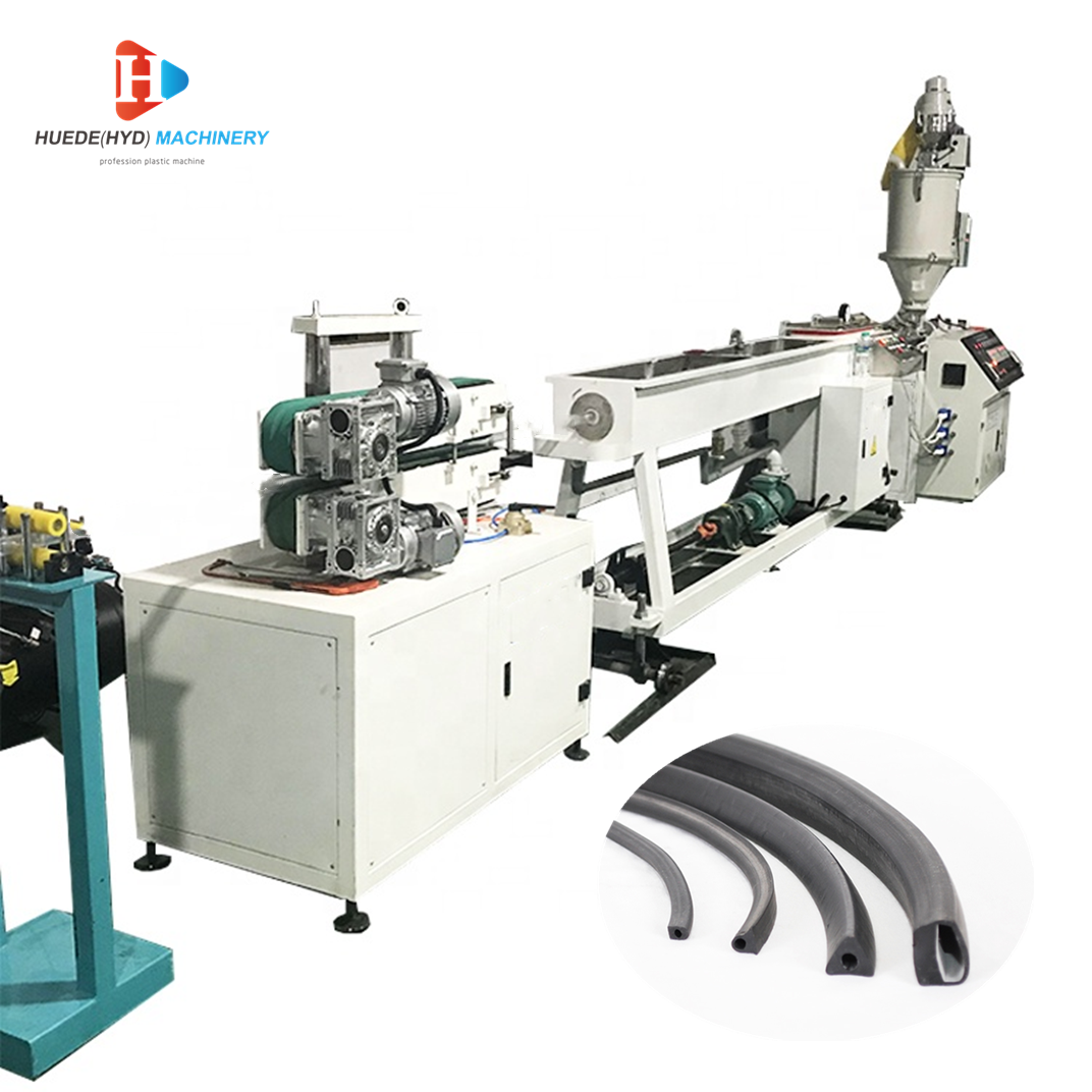 PVC TPE Sealing Strip Rubber Tube Profile Production Extrusion Machine Line