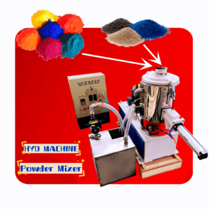 Small Additives Powder Lab Hot Cold Mixer Machine PVC Powder Mixer With Hopper And Water Cooling System