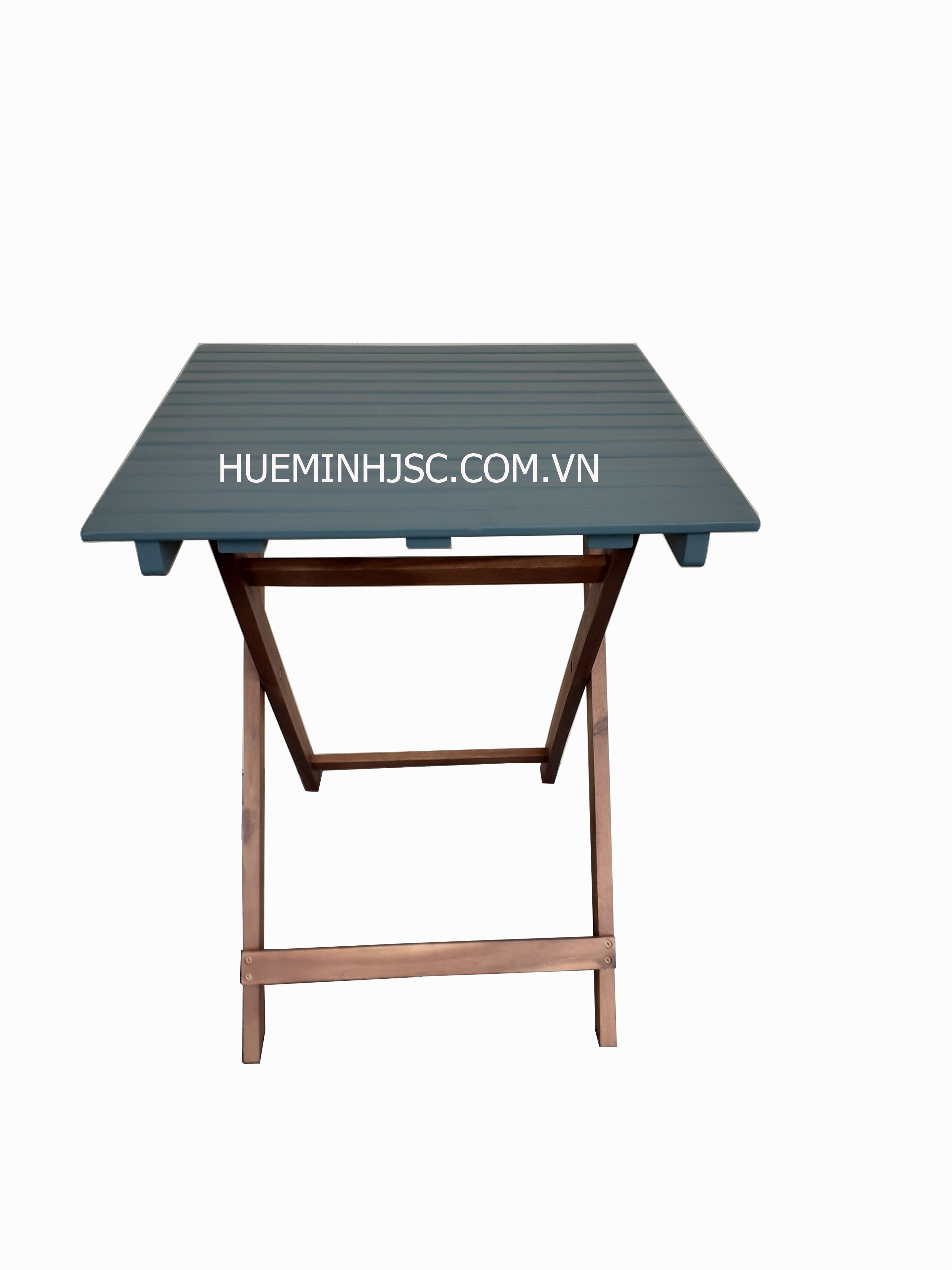 Foldable Table acacia wooden garden furniture sets made in Vietnam