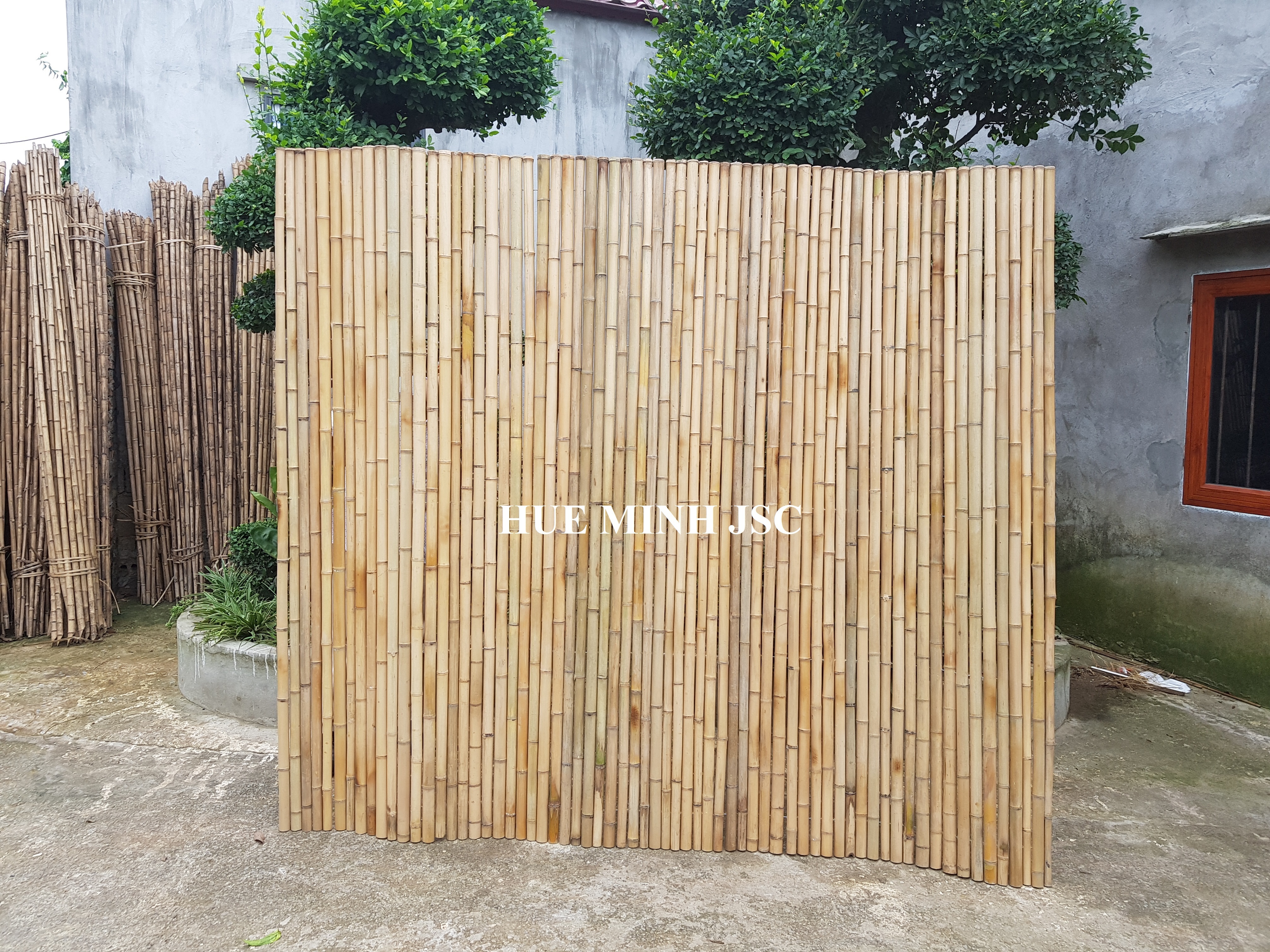 Natural Bamboo Fence with high quality from Vietnam OEM Easy Assemble