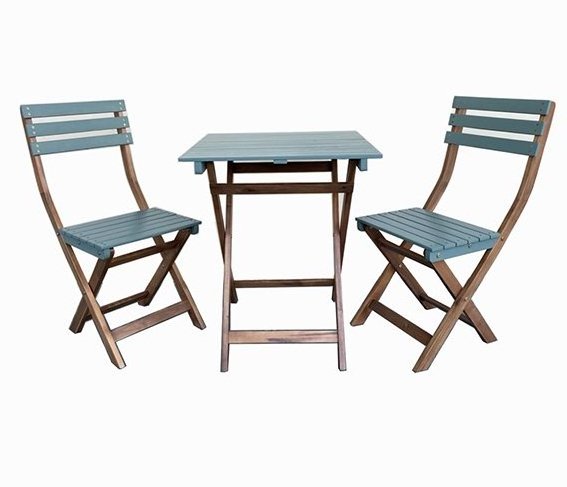 Foldable Table acacia wooden garden furniture sets made in Vietnam