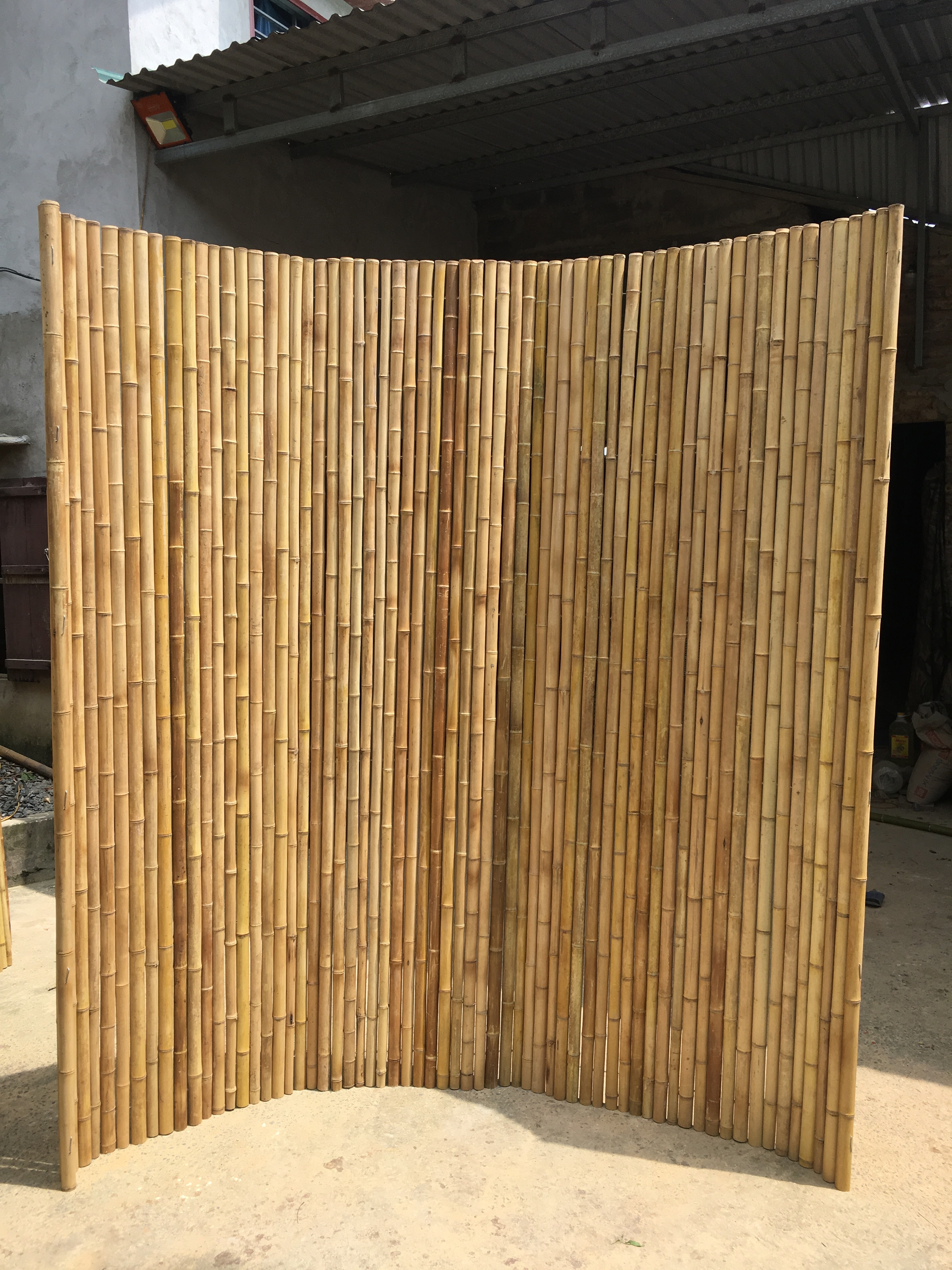 Natural Bamboo Fence with high quality from Vietnam OEM Easy Assemble