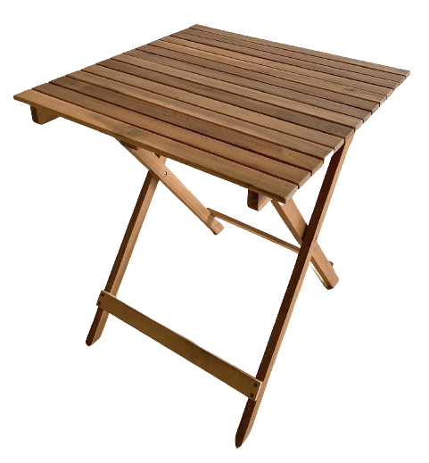 Acacia wood Bistro table sets High quality Vietnamese acacia wooden folding table and chair set for outdoor garden