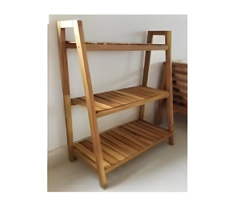 4 Tiers A Rack Made of Acacia Wood Premium Quality Top Sale Provided by Vietnam Supplier Cheap Price