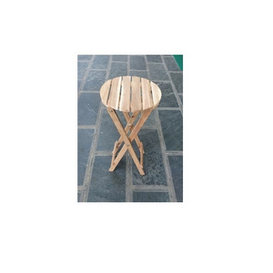 Ready to Export Wooden Round Side Table Made of solid acacia wood with high standard friendly Top Sale