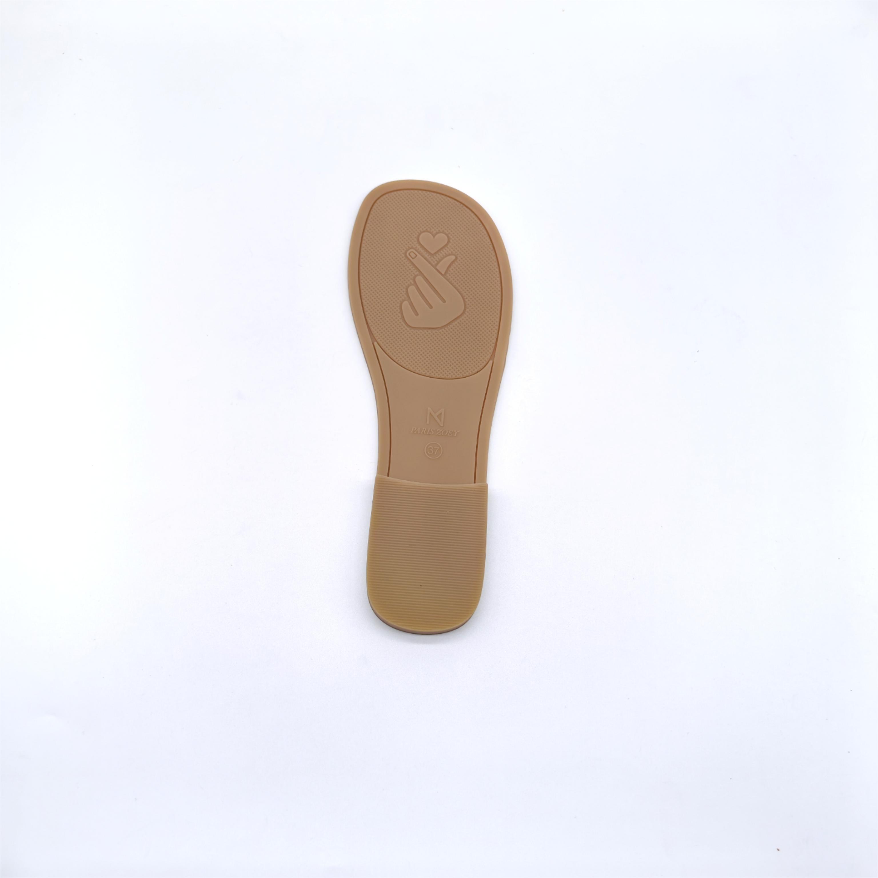 Summer Painting Logo PVC Material for the Ladies Commuter Shoes