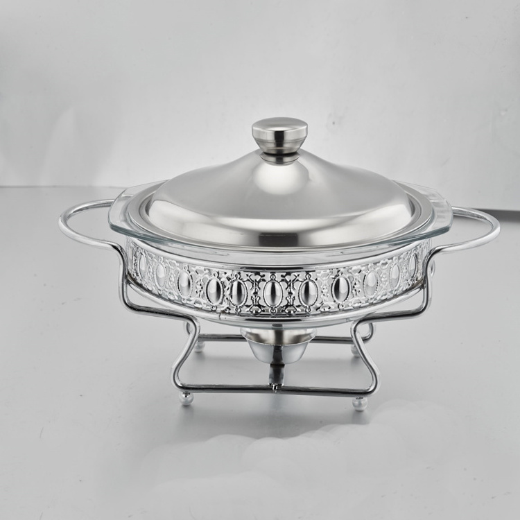 wholesale prices stainless steel glass material hospitality supplies restaurant hotel used chafing dishes for sale