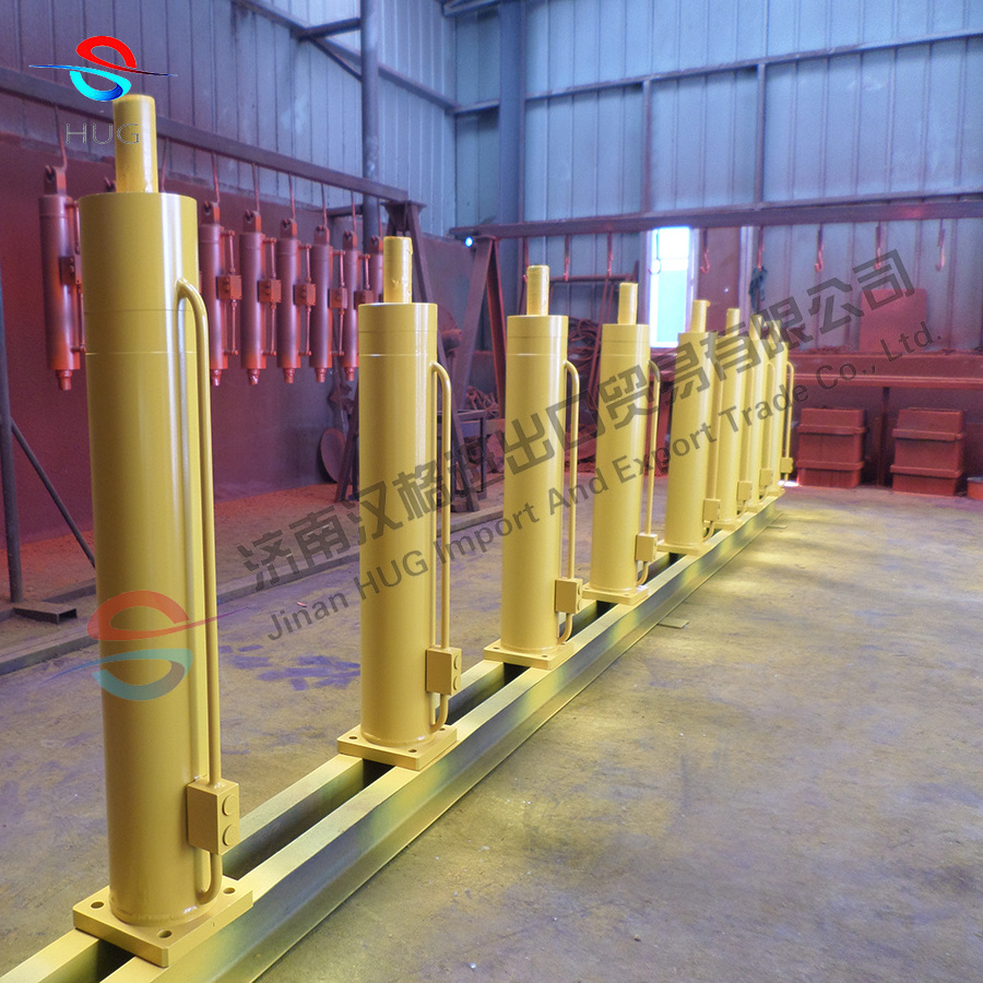 Non standard customized petroleum and petrochemical oil pipe climbing telescopic hydraulic cylinder system