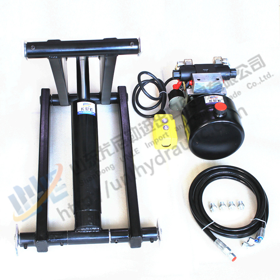 High quality dump truck trailers use scissor kit 12 ton hydraulic dump bed hoist