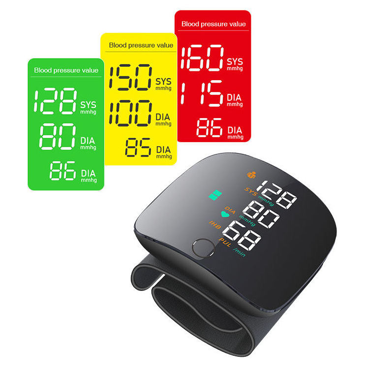 Best rechargeable wrist bp monitor blood pressure meter smart accurate automatic wrist type digital blood pressure monitor