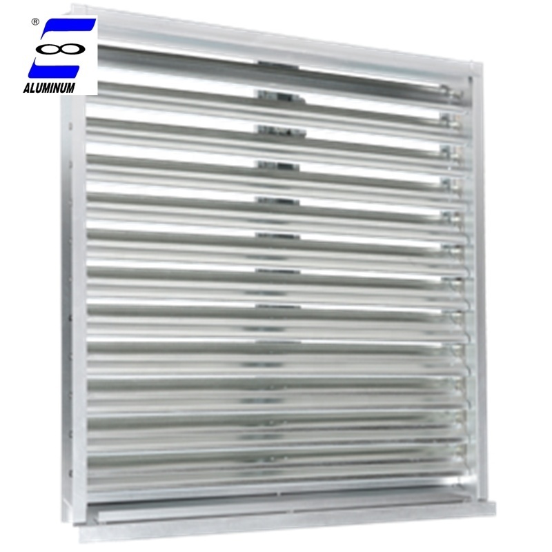 ventilated waterproof aluminum louver window China factory