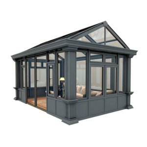 popular garden lowes design Aluminum frame glass house/sun room