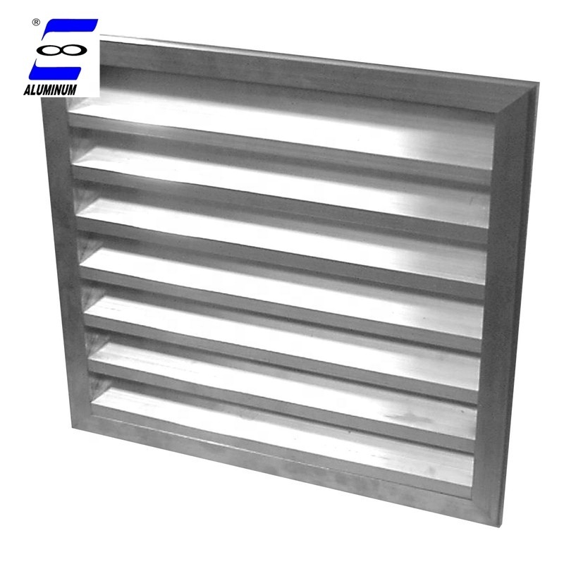 ventilated waterproof aluminum louver window China factory