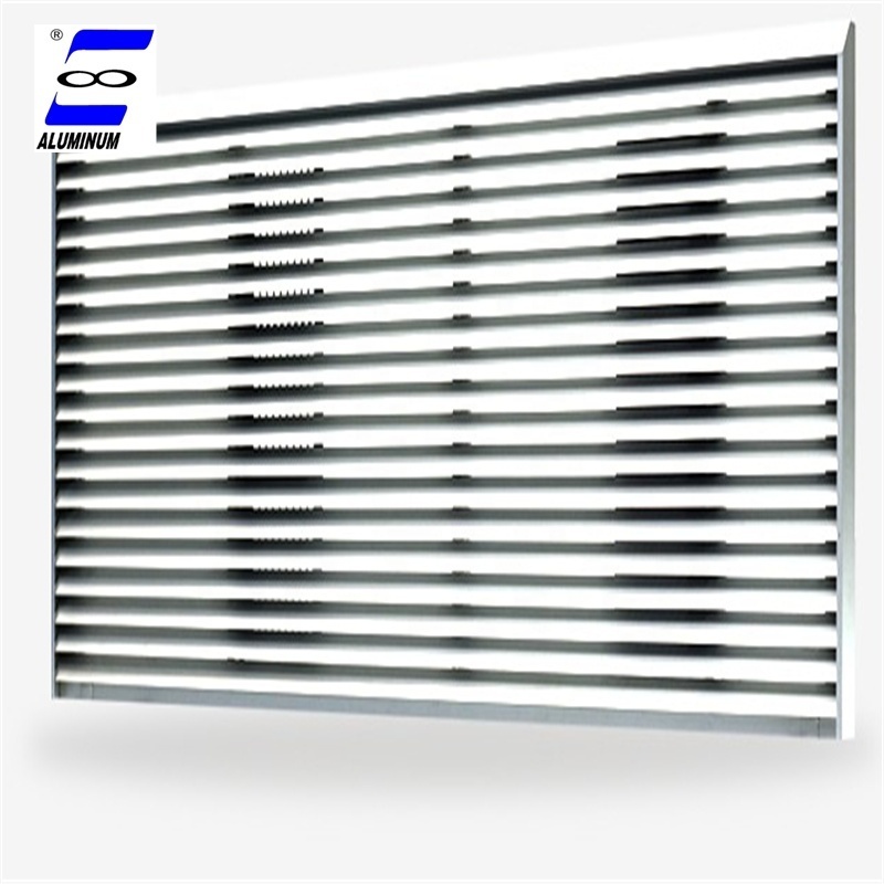 ventilated waterproof aluminum louver window China factory