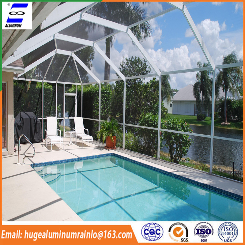 Portable and prefabricated aluminum glass garden room and lowes sunrooms