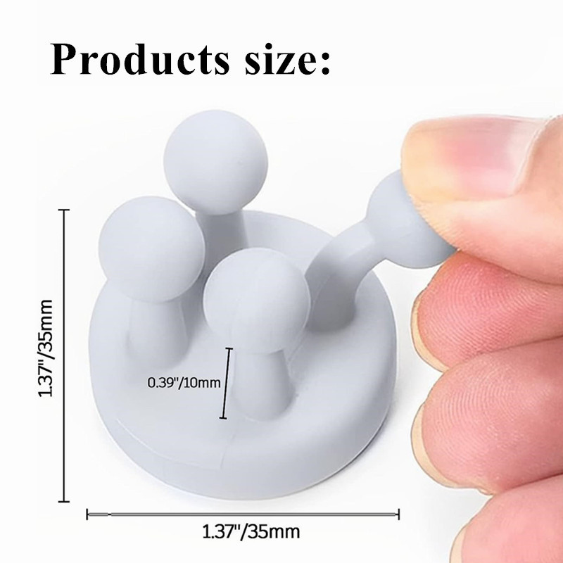 Funny Self Adhesive Silicone Bathroom Hook for Wall for Hanging Kitchen Razor Holder Toothbrush Holder suction