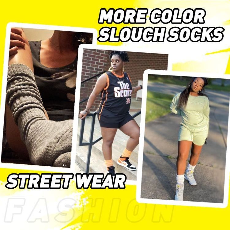 Real Stock Heavy Slouch Socks Slouchy Ladies Women Slouch Socks Women Socks