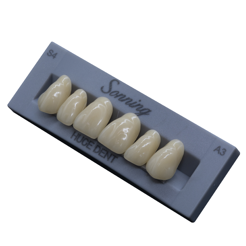 Shandong Huge Dental Sonning Artificial Teeth Dentures False Teeth Acrylic Resin Practical False Teeth