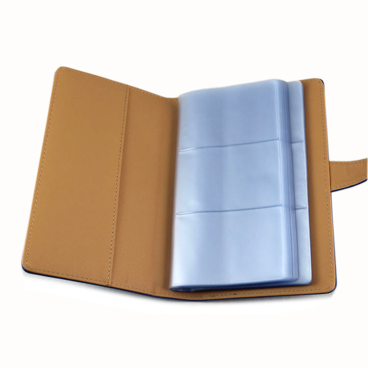 PU Leather 40 Cards ID Credit Card Holder Book Case Keeper Organizer Passport Credit Card Case Business Men Women Vintage Bag