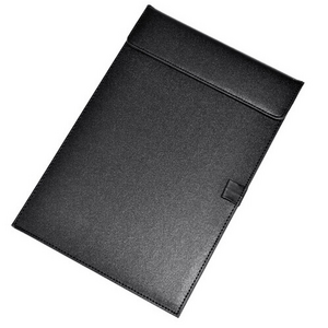 Professional Custom LOGO Office Clipboard A4 Leather Folding Business Signature Pad High-quality Writing Pad