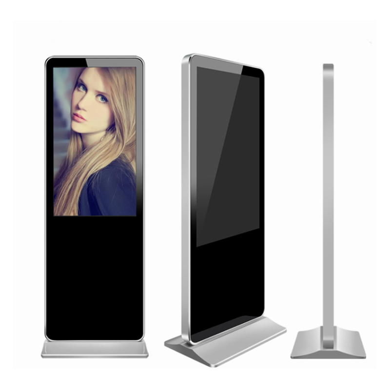 43 49 55 Inch Stand Floor Touch Screen Kiosk All In One Computer Digital Totem Advertising Touch Screen