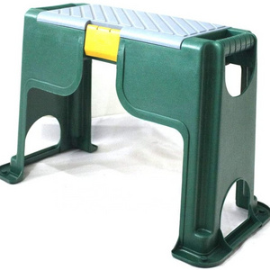 Plastic Stool Foam Kneeling Garden Kneeler Seat with Tool Storage Box