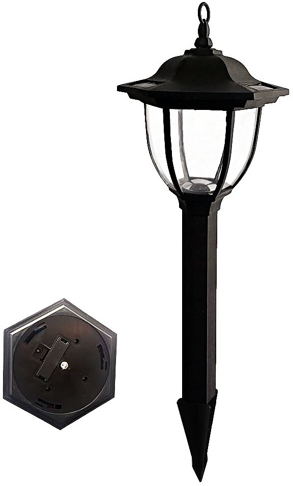 Garden Hanging Lantern with Shepherd Hook Outdoor Coach Lanterns Hook Metal Pole Solar Hanging Lights