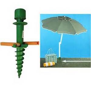 Umbrella Anchor Spiral Stake-Garden Plastic Beach Umbrella Sand Anchor