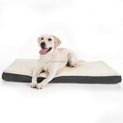 Washable Cover Egg Crate Foam Pet Bed Breathable Dog Mattress Memory Foam Orthpoedic Dog Bed