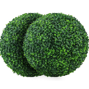 Faux Artificial Boxwood Hedge Hanging Topiary Ball Garden Plastic Wholesale Home Home Decoration Grass Garden and Home Decor