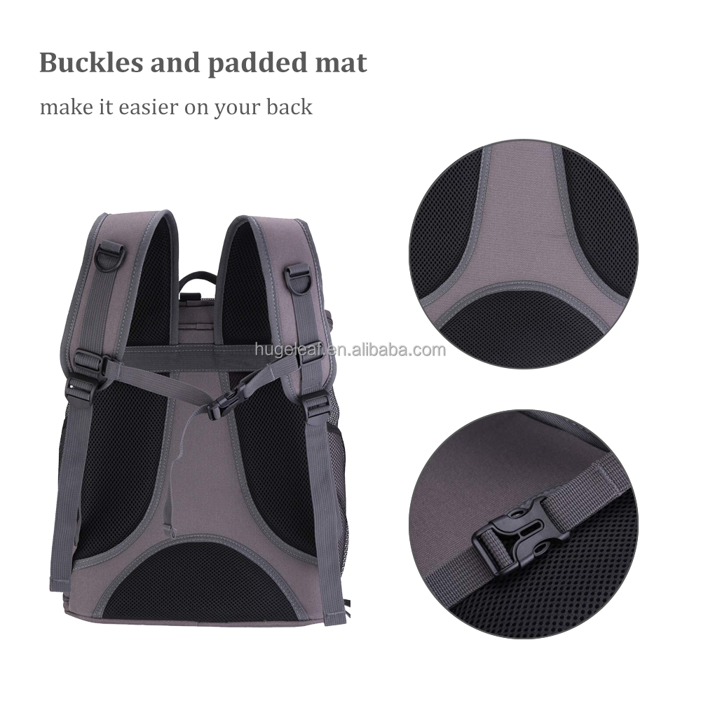 Travel Hiking Pet Bag Breathable Large Cat Carrier Backpack with Capsule Space