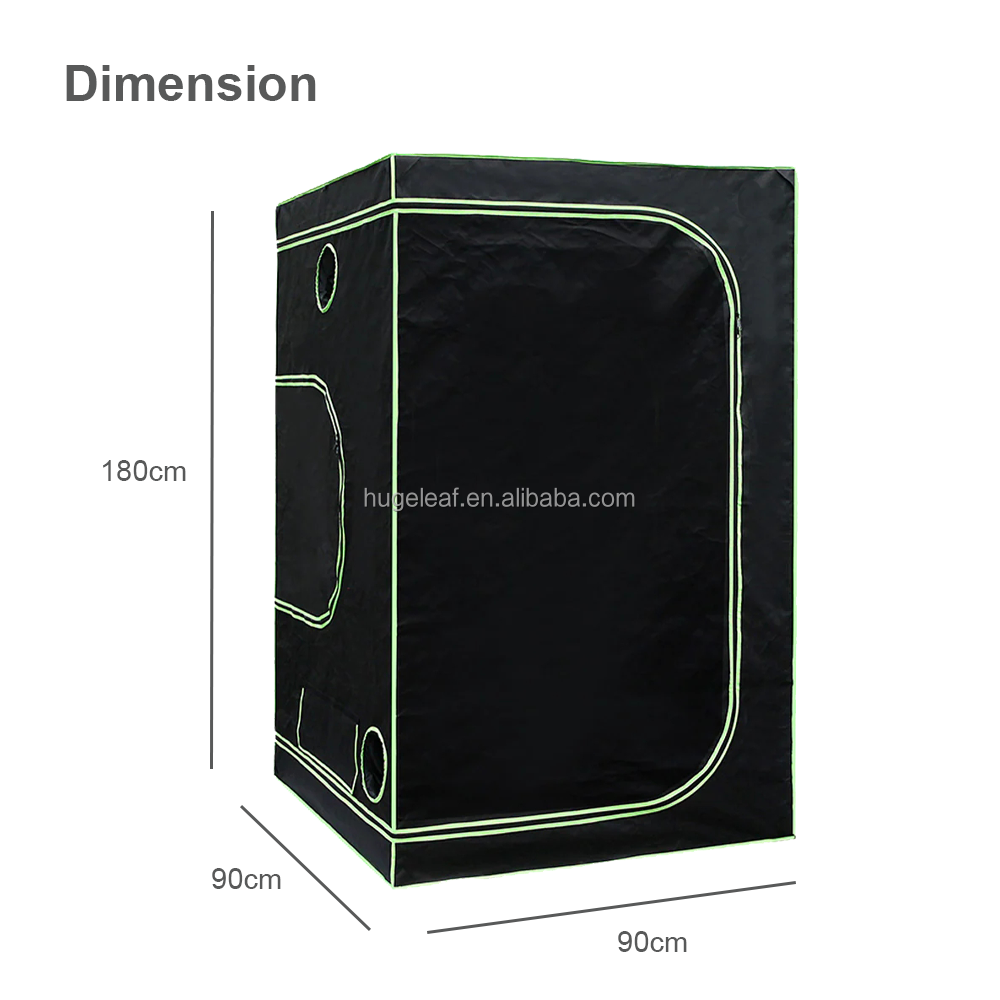 90x90x180cm Compact Grow System Small Hydroponics Growing Tent for Indoor Planting Fruit Flower Vegetable