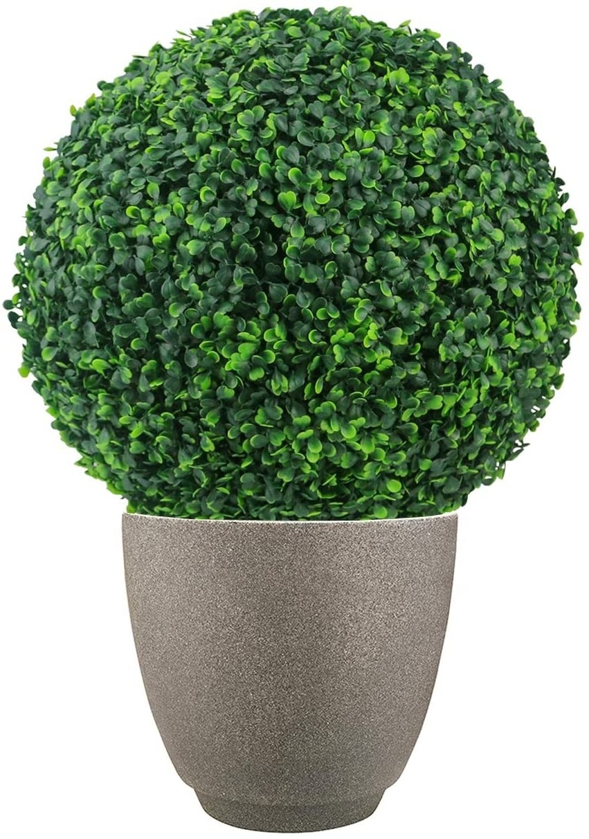 Faux Artificial Boxwood Hedge Hanging Topiary Ball Garden Plastic Wholesale Home Home Decoration Grass Garden and Home Decor