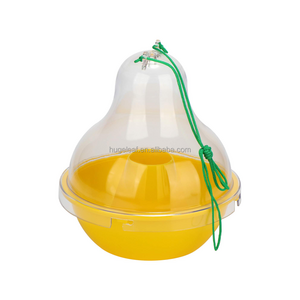 Pest Control Insect Catcher Dome Shaped Yellow Jacket Hanging Plastic Garden Outdoor Wasp Trap with Attractant