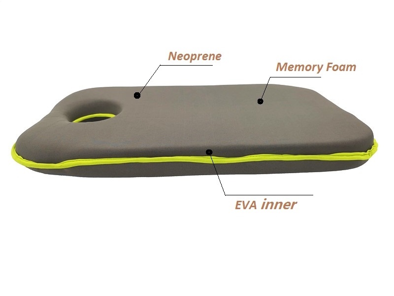 Comfortable Portable Lightweight EVA foam Working Memory Foam Mat Cushion Garden Memory Foam Kneeler Pad