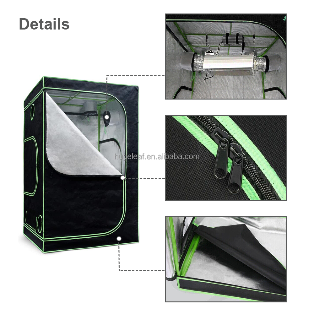 90x90x180cm Compact Grow System Small Hydroponics Growing Tent for Indoor Planting Fruit Flower Vegetable