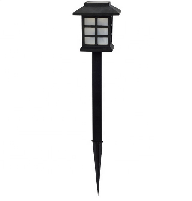 Outdoor Waterproof LED Lantern Stake Garden Solar Pathway Lights Garden Solar Stake Lights