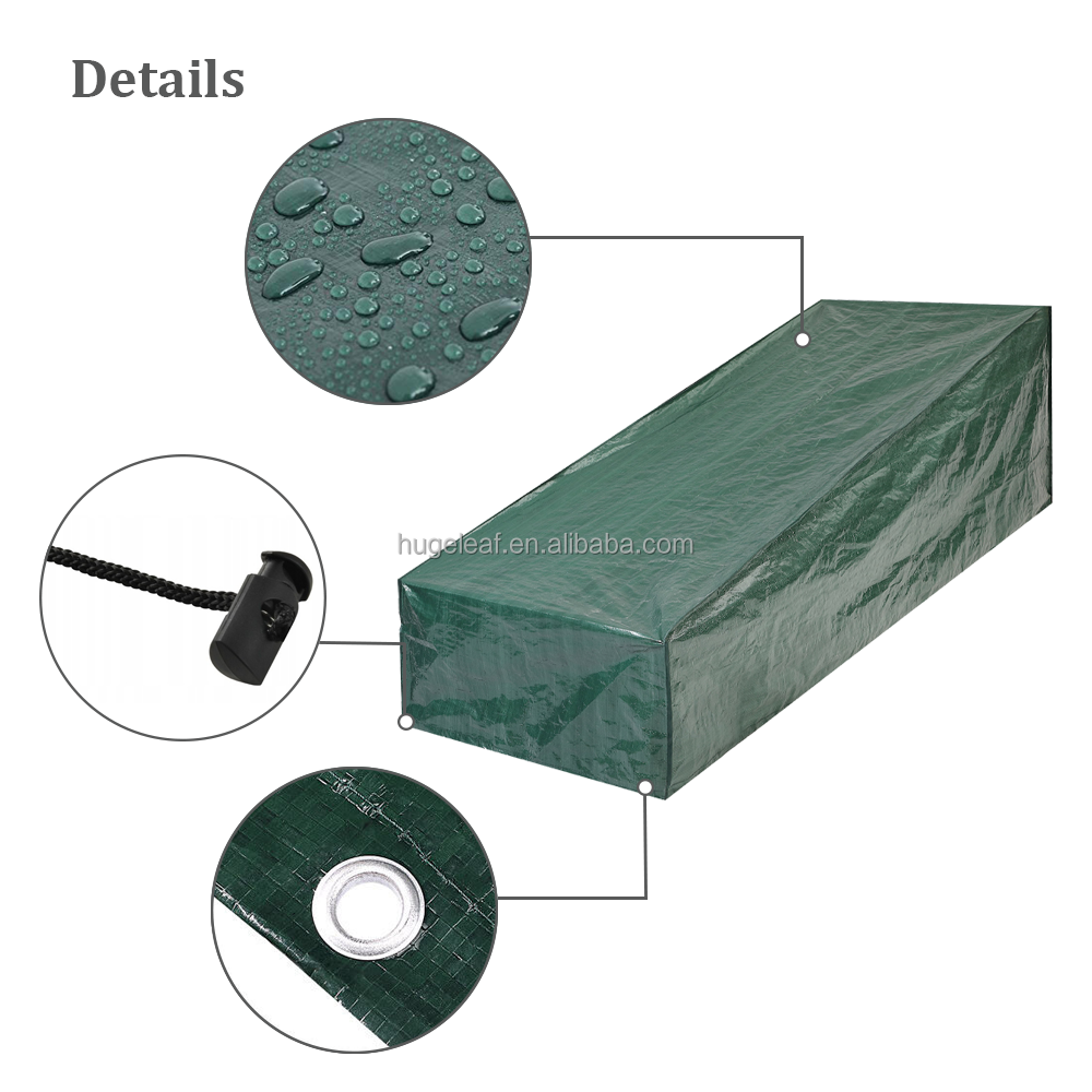 Deck Chaise Garden Protect Outdoor Waterproof Dustproof Sun Patio Lounger Cover Garden Lawn Patio Furniture Cover